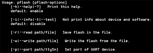 Pflash Unix