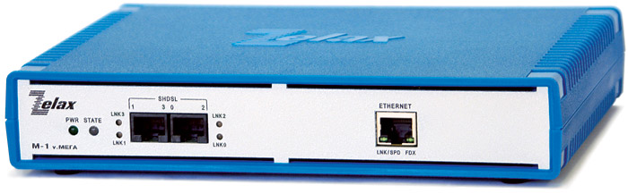 SHDSL.bis-модем с портом Ethernet Zelax М-1-МЕГА-4S1E