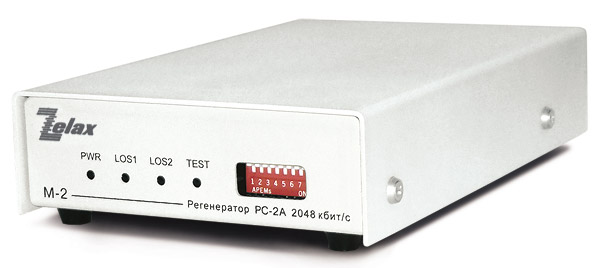 Регенератор G.703/E1 с сетевым питанием Zelax РС-2А (М-2/РС)