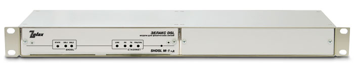 SHDSL-модем с портами Ethernet, FXS/FXO, RS-232 Zelax М-1Д