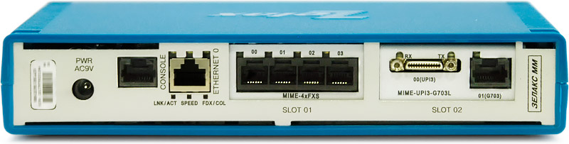 Гибкие модульные мультиплексоры Zelax MM-22x (задняя панель)