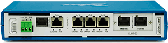 Мультисервисные коммутаторы Zelax MM-22x (задняя панель)