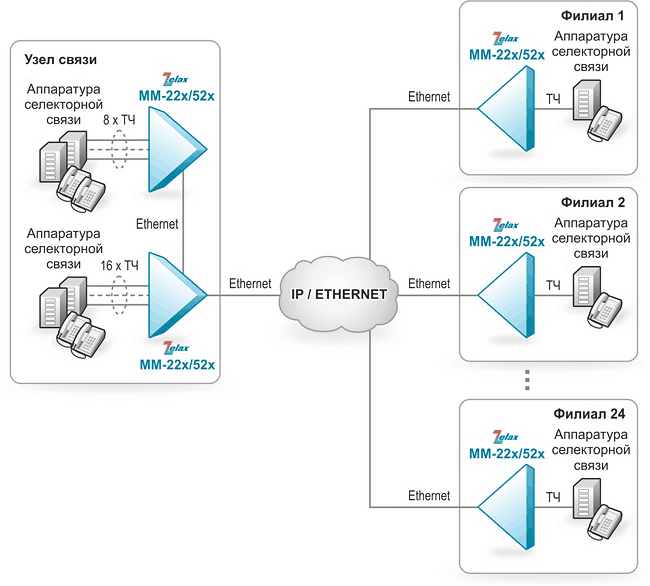 Решение Zelax: Организация селекторной связи через локальную сеть ЕВСПД